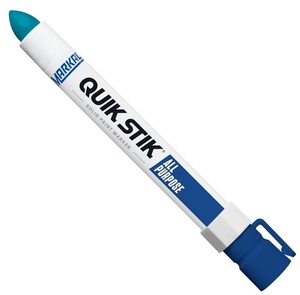 MARKAL 061070 QUIK STIK ALL PURPOSE SOLID PAINT MARKER - BLUE