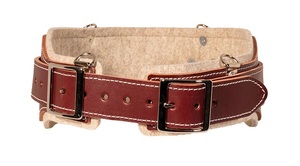 OCCIDENTAL 5135 SM RED LEATHER/WOOL LINED STRONGHOLD COMFORT BELT