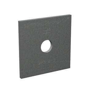SIMPSON BP 5/8-2 2X2X3/16 5/8" BEARING PLATE