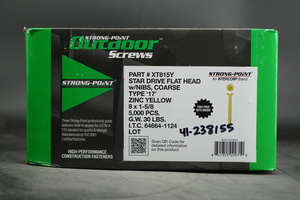 #8 X 1-5/8" T-20 FLAT HEAD TORX
