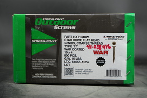 #10X4" T-25 FLAT HEAD TORX