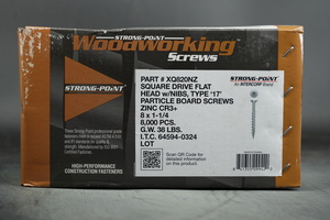 #8X1-1/4 PARTICLE BOARD W/NIBS