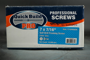 #7 X 7/16" SD PANHEAD FRAMER ZINC