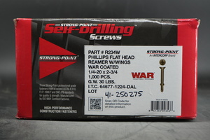 #14X2-3/4" FLAT HEAD COARSE
