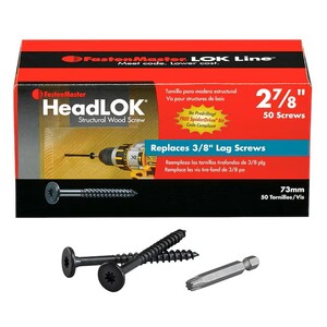 HEADLOK 2 7/8" HD WOOD SCREW(50
