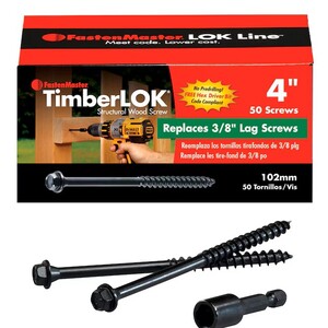 TIMBERLOK 4" HD WOOD SCREW