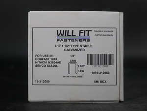 WILL-FIT L-17 1-1/2" STAPLE 5M