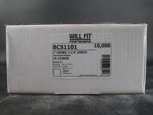 WILL-FIT BCS-1101 1-1/4" TYPE    Wide Crown