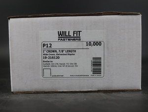 WILL-FIT P12 7/8" TYPE STAPLE Wide Crown