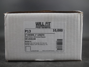 WILL-FIT P-13 1" TYPE STAPLE Wide Crown