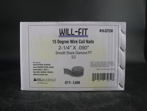 WILL-FIT 2-1/4X090 EG 15' Siding Nails