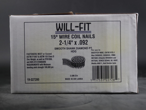 WILL-FIT 2-1/4X092 HDG 15' Siding Nails