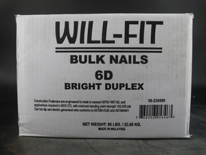 HAND-DRIVE 6D DBBL HEADED NAILS